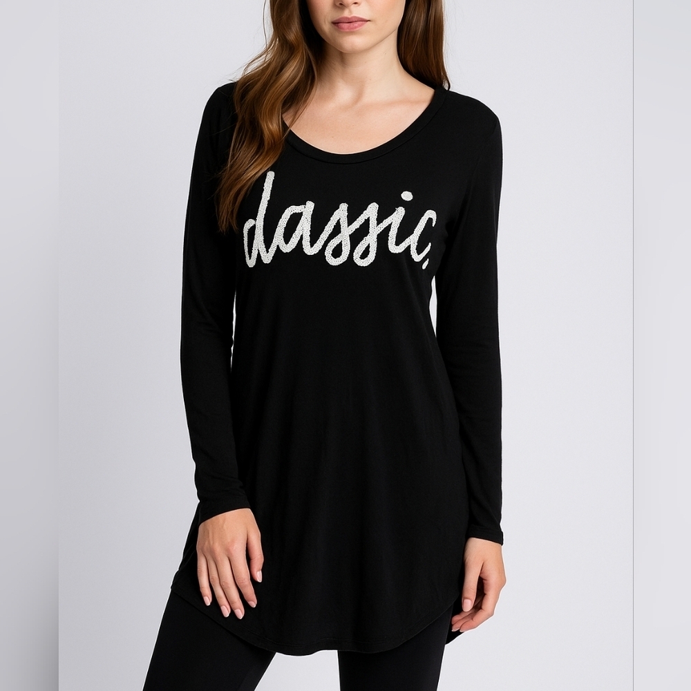 Markus Lupfer "Classic." Long Sleeved T-Shirt Dress